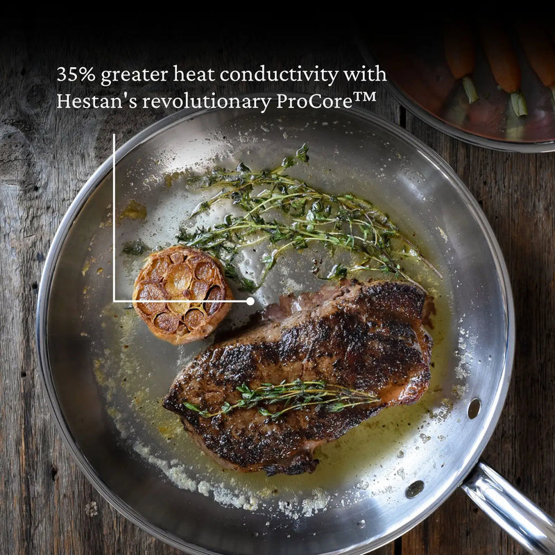 Load image into Gallery viewer, Hestan ProBond Professional Clad Stainless Steel Skillet
