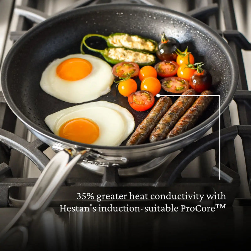 Load image into Gallery viewer, Hestan ProBond Professional Clad Stainless Steel TITUM® Nonstick Skillet
