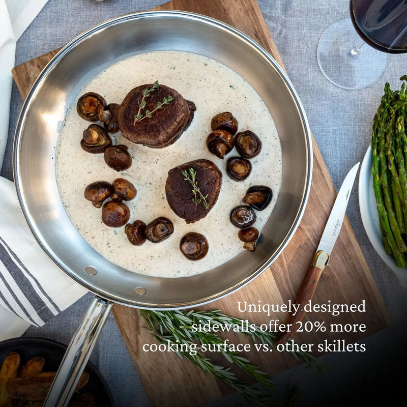 Load image into Gallery viewer, Hestan ProBond Professional Clad Stainless Steel Skillet
