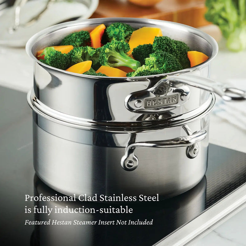 Load image into Gallery viewer, Hestan ProBond Forged Stainless Steel Soup Pot 3-Quart
