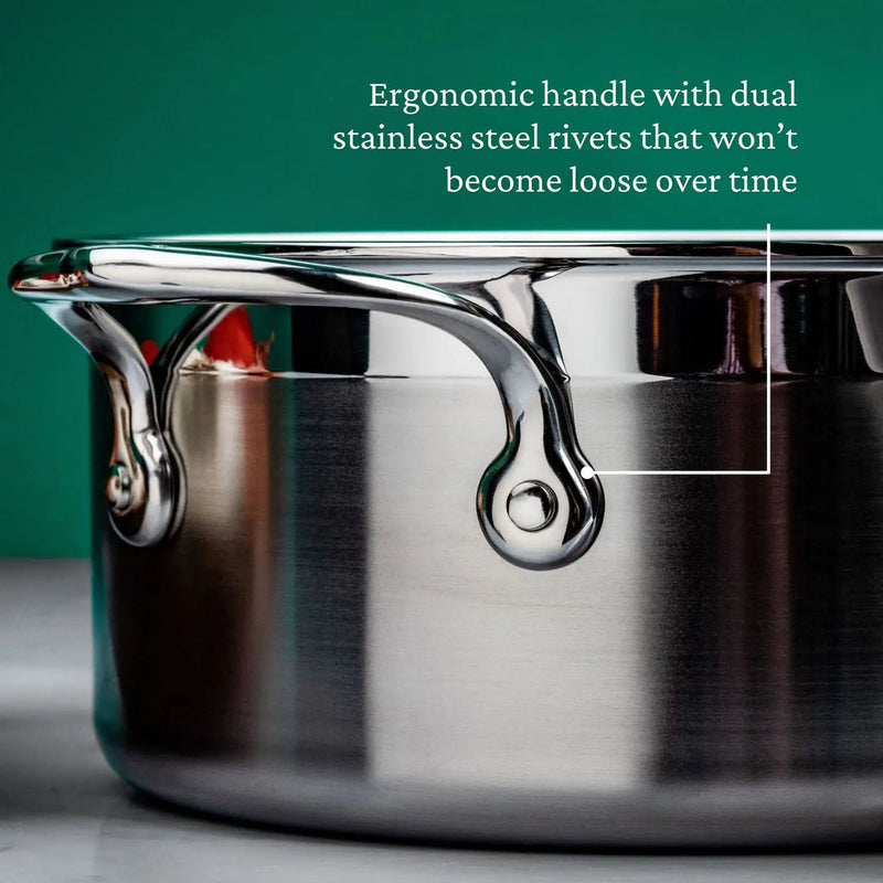 Load image into Gallery viewer, Hestan ProBond Forged Stainless Steel Soup Pot 3-Quart
