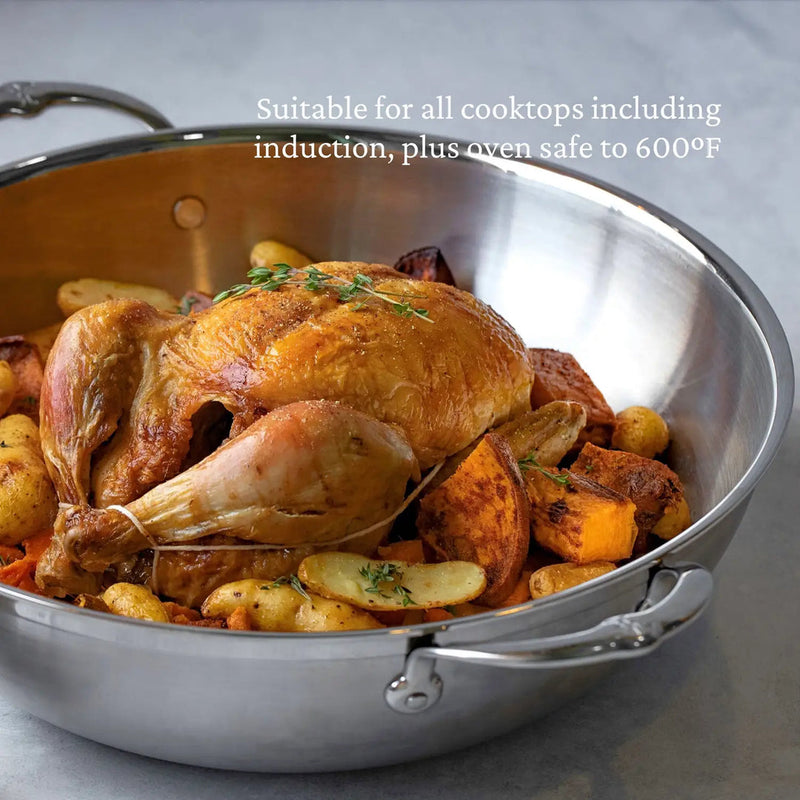 Load image into Gallery viewer, Hestan ProBond Forged Stainless Steel Wok 14-Inch
