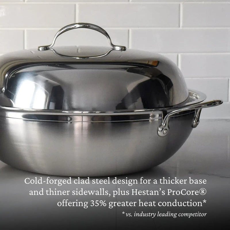 Load image into Gallery viewer, Hestan ProBond Forged Stainless Steel Wok 14-Inch
