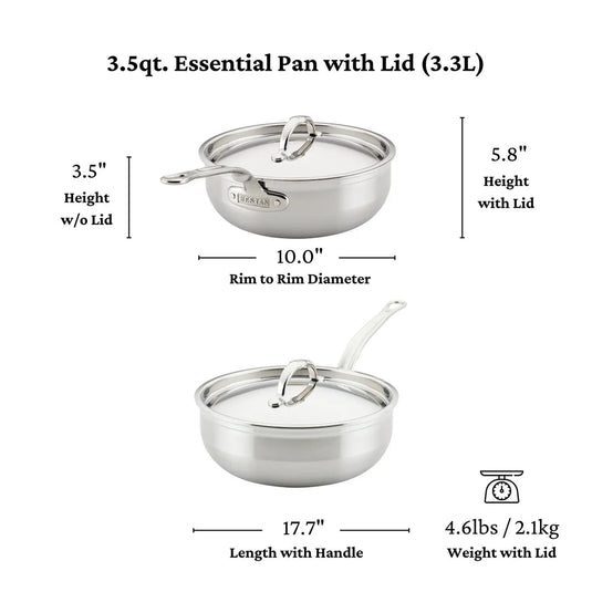 Hestan ProBond Professional Clad Stainless Steel Essential Pan
