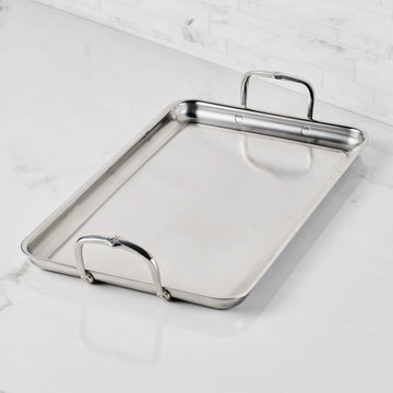 Hestan Provisions Double Burner Griddle, 21-inch x 13-inch