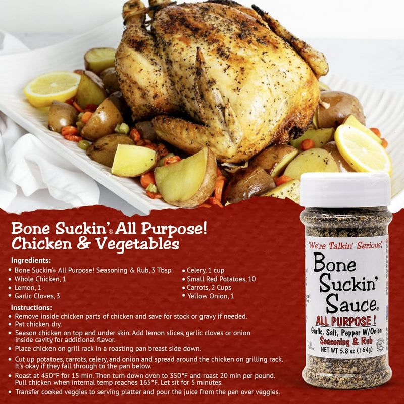 Load image into Gallery viewer, Bone Suckin' All Purpose Seasoning Rub 5.8 oz
