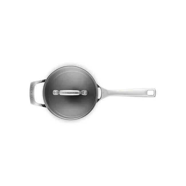 Load image into Gallery viewer, Le Creuset Essential Non-stick Ceramic Saucepan with Glass Lid
