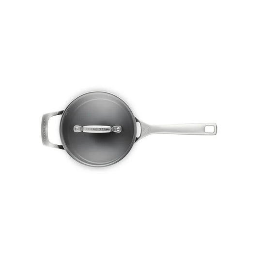 Le Creuset Essential Non-stick Ceramic Saucepan with Glass Lid