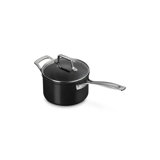 Le Creuset Essential Non-stick Ceramic Saucepan with Glass Lid