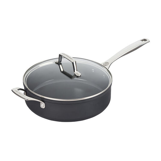 Le Creuset Essential Non-stick Ceramic Sauté Pan with Glass Lid