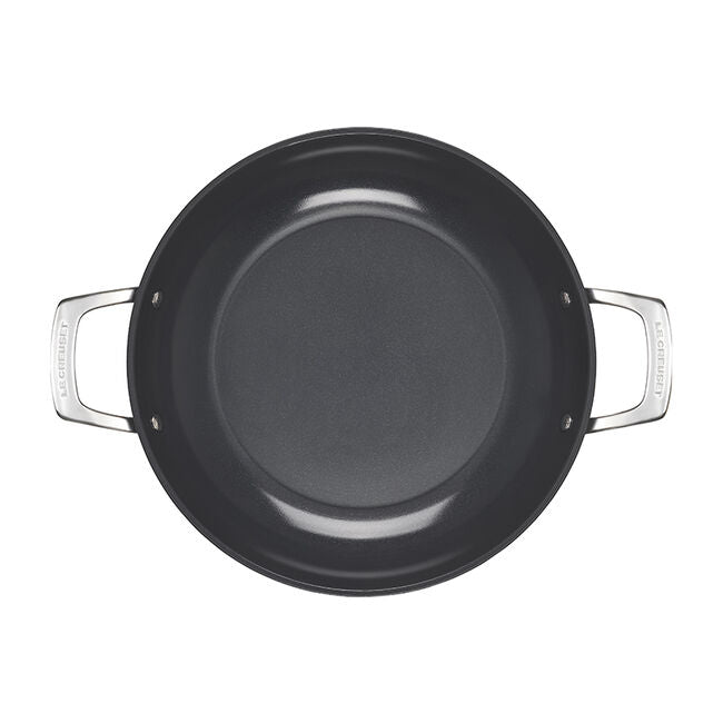 Load image into Gallery viewer, Le Creuset Essential Non-stick Ceramic Shallow Braiser with Glass Lid
