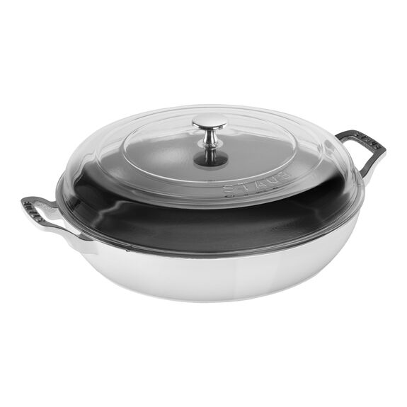 Load image into Gallery viewer, Staub 3.5 Qt. Braiser w/ Glass Lid *Sale*
