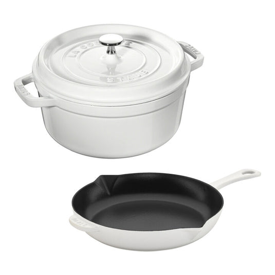 Staub 3pc Cast Iron Set