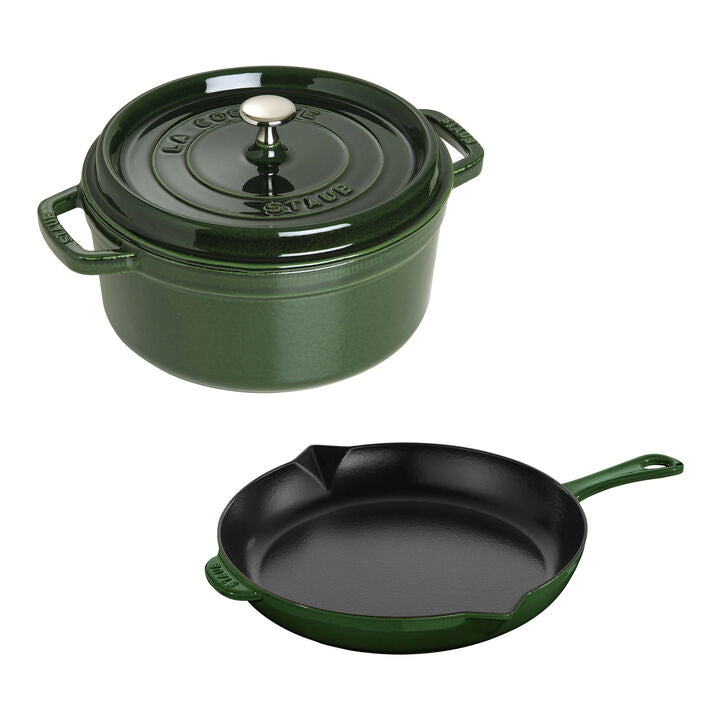 Load image into Gallery viewer, Staub 3pc Cast Iron Set
