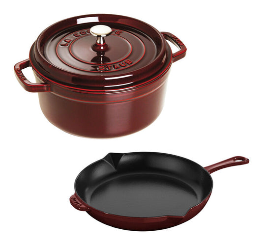 Staub 3pc Cast Iron Set