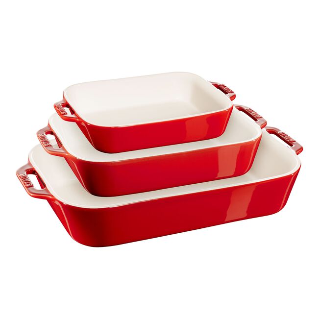 Load image into Gallery viewer, Staub 3-Piece Rectangular Baking Dish Set
