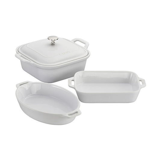Staub 4-Piece Mixed Baking Dish Set ** Flash Sale