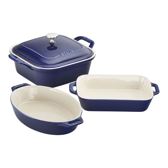 Load image into Gallery viewer, Staub 4-Piece Mixed Baking Dish Set ** Flash Sale

