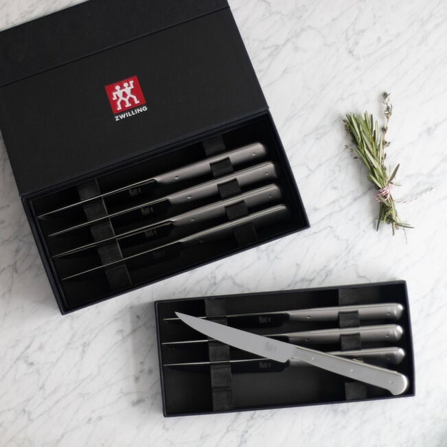 Load image into Gallery viewer, Zwilling 8-pc, Stainless Steel Porterhouse Steak Knife Gift Set * Flash Sale
