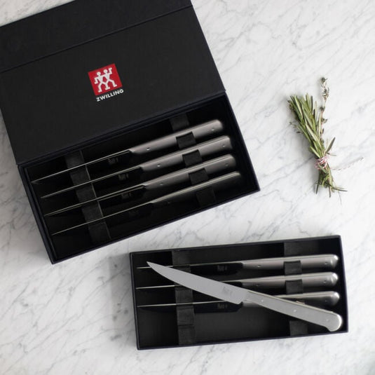 Zwilling 8-pc, Stainless Steel Porterhouse Steak Knife Gift Set * Flash Sale