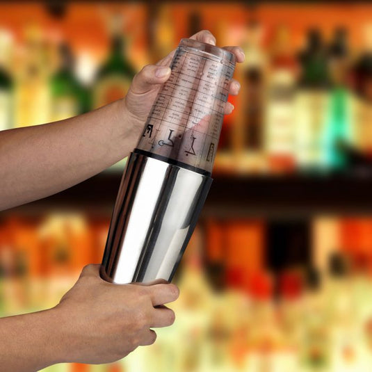 Harold Imports Co Bar Boston Cocktail Shaker with Recipes