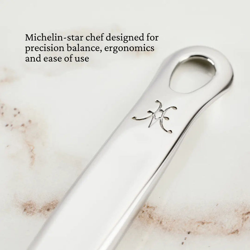 Load image into Gallery viewer, Hestan Provisions Stainless Steel Deep Solid Spoon, 13-inch
