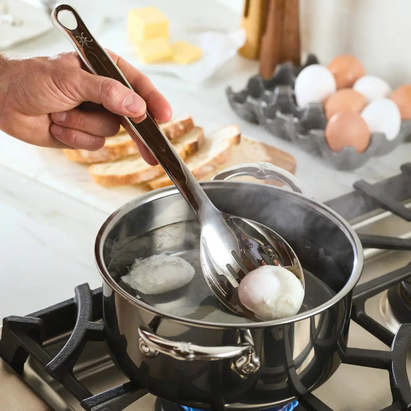 Load image into Gallery viewer, Hestan Provisions Stainless Steel  Deep Slotted Spoon, 13-inch
