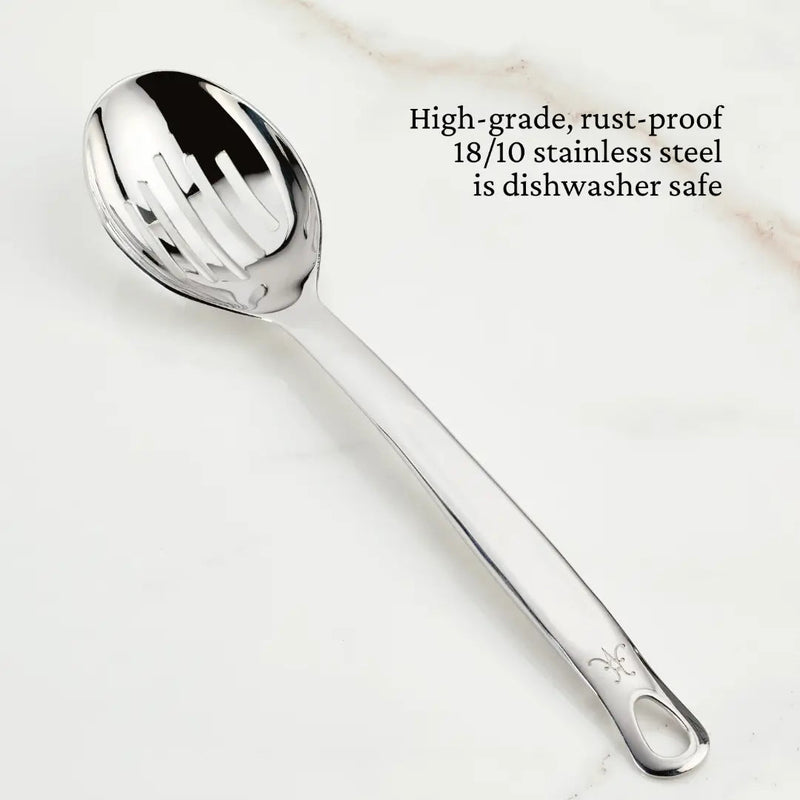 Load image into Gallery viewer, Hestan Provisions Stainless Steel  Deep Slotted Spoon, 13-inch
