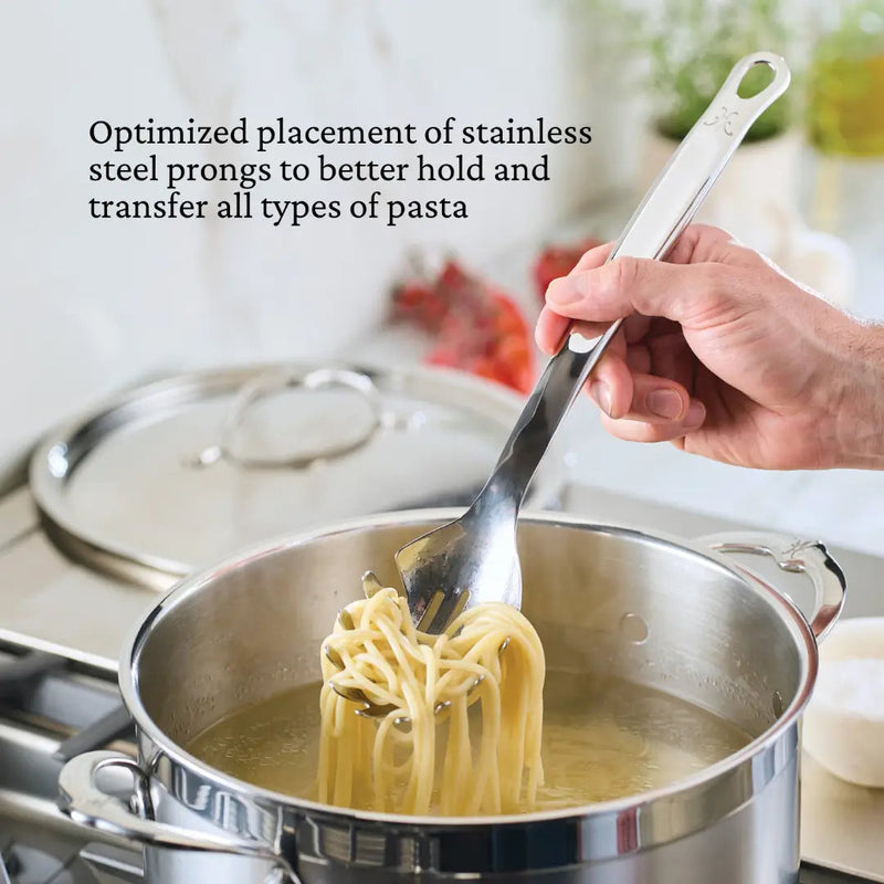 Load image into Gallery viewer, Hestan Provisions Stainless Steel Pasta Fork, 13-inch
