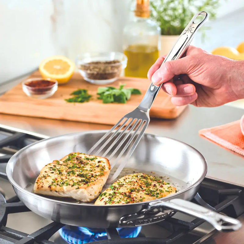 Load image into Gallery viewer, Hestan Provisions Stainless Steel Flexible Fish Spatula, 13-inch
