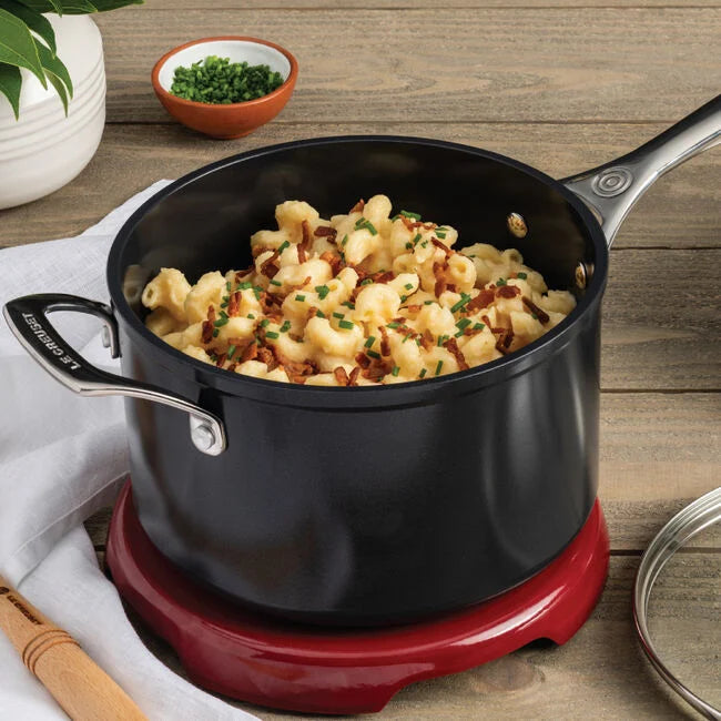 Load image into Gallery viewer, Le Creuset Essential Non-stick Ceramic Saucepan with Glass Lid
