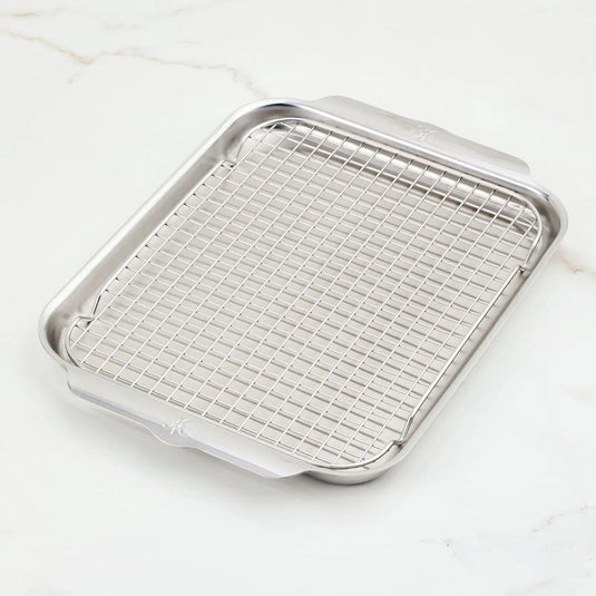 Hestan Provisions 2PC OvenBond Tri-ply Medium Sheet Pan with Rack Set