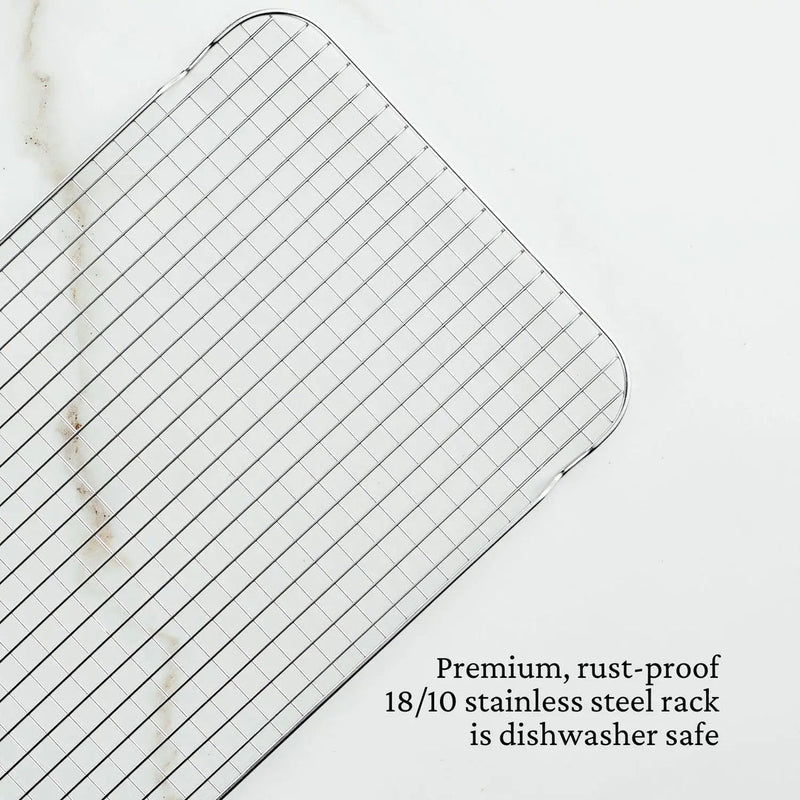 Load image into Gallery viewer, Hestan Provisions 2PC OvenBond Tri-ply Medium Sheet Pan with Rack Set
