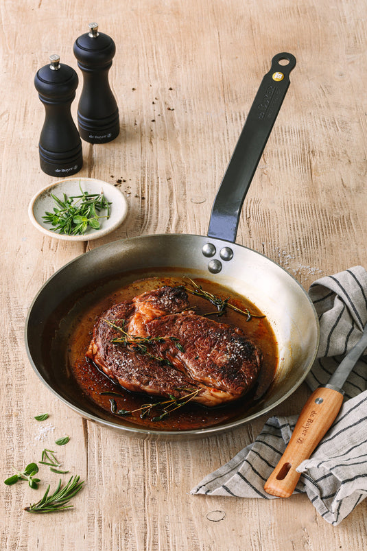 de Buyer MINERAL B Classic Carbon Steel Fry Pan