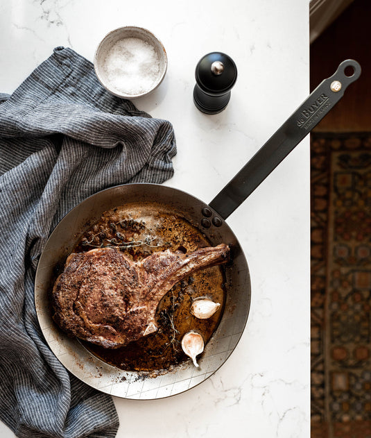 de Buyer MINERAL B Carbon Steel Steak Pan