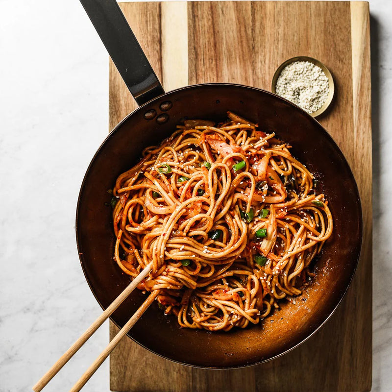 Load image into Gallery viewer, de Buyer MINERAL B Carbon Steel Wok
