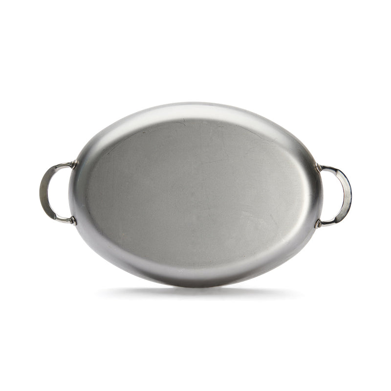 Load image into Gallery viewer, de Buyer MINERAL B Carbon Steel Oval Roasting Pan

