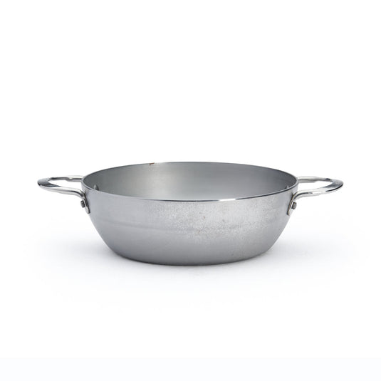 de Buyer MINERAL B Carbon Steel Country Fry Pan (2 Handles)