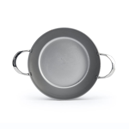 de Buyer MINERAL B Carbon Steel Country Fry Pan 2 Handles