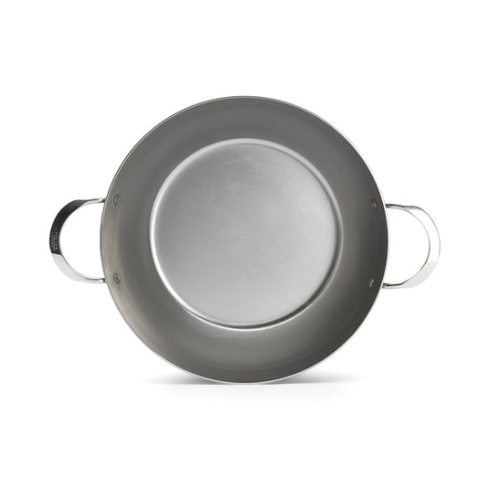 de Buyer MINERAL B Carbon Steel Country Fry Pan 2 Handles
