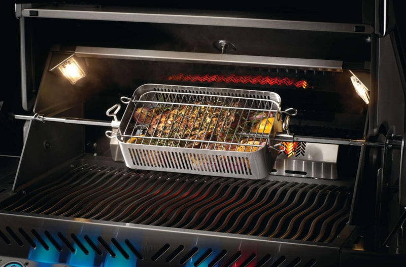 Load image into Gallery viewer, Napoleon Flat Stainless Steel Rotisserie Basket

