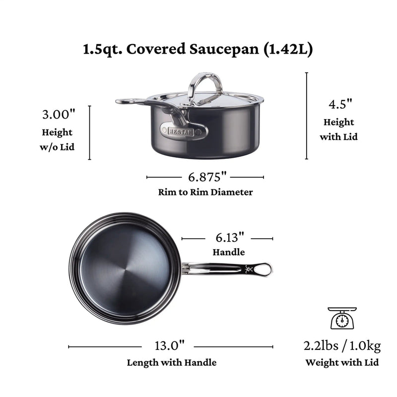 Load image into Gallery viewer, Hestan NanoBond Titanium Saucepan
