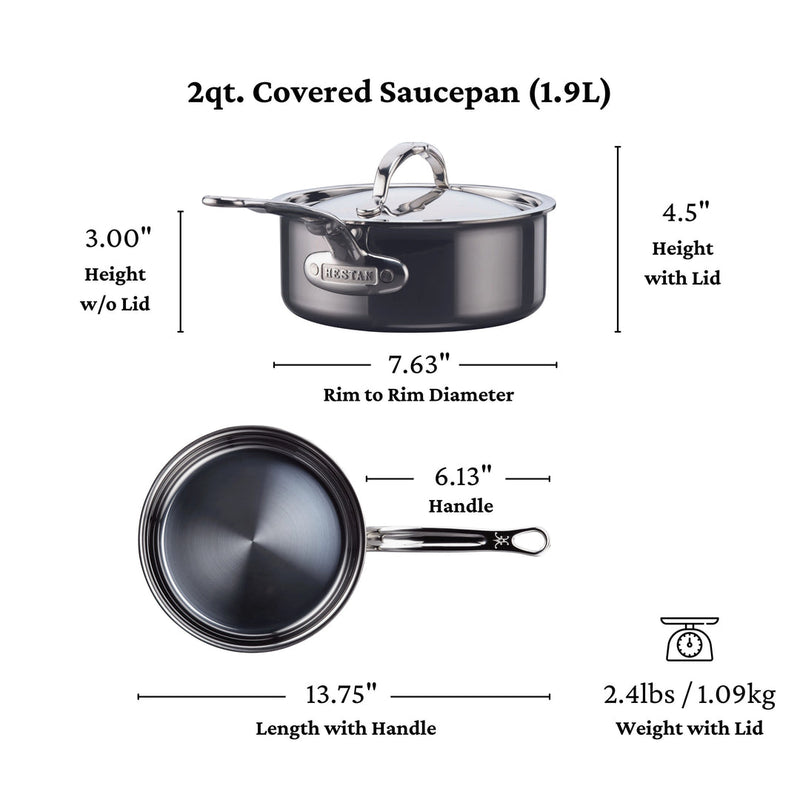 Load image into Gallery viewer, Hestan NanoBond Titanium Saucepan

