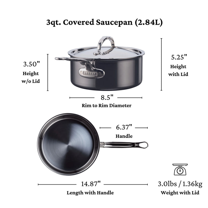 Load image into Gallery viewer, Hestan NanoBond Titanium Saucepan
