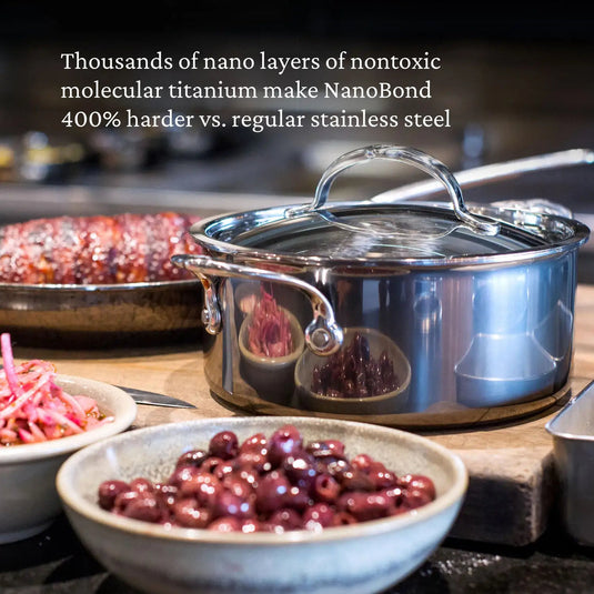 Hestan NanoBond Titanium Soup Pot 3-Quart
