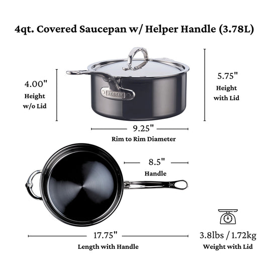 Hestan NanoBond Titanium Saucepan