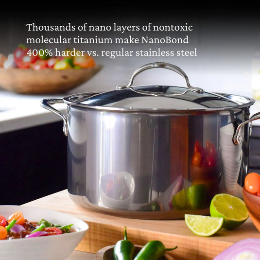 Hestan NanoBond Titanium Stockpot 8-Quart