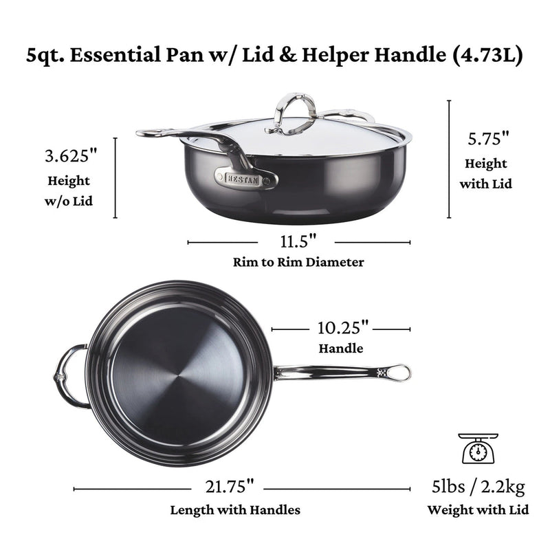 Load image into Gallery viewer, Hestan NanoBond Titanium Essential Pan
