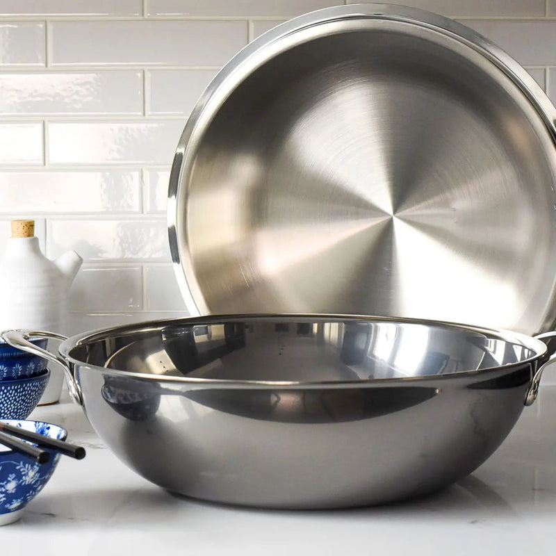 Load image into Gallery viewer, Hestan NanoBond Titanium Wok 14-Inch
