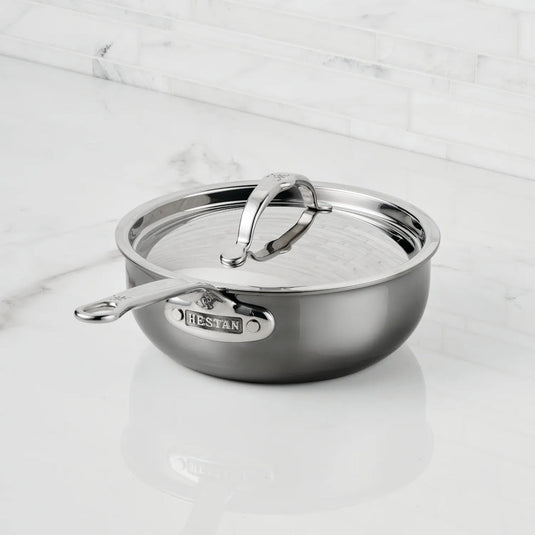 Hestan NanoBond Titanium Saucier Pan, 2-Quart